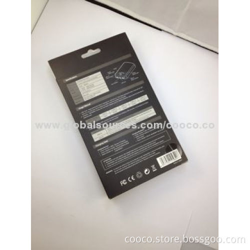 Rechargeable Mobile Power Bank with LCD Lights, Double Output DC 5V/1A, DC 5V/2.1A